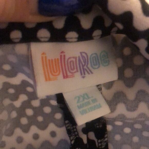 Lularoe long jacket blazer pockets - Picture 4 of 5